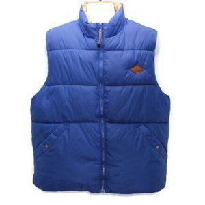 Men’s H & M Royal Blue L.O.G.G Puffer Vest